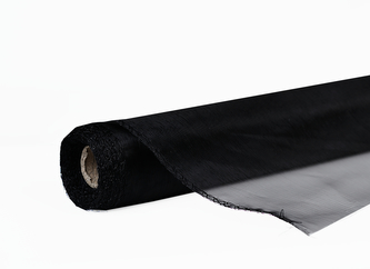 Organza uni 14,5cm x 10m ČERNÁ Organza uni 14,5cm x 10m ČERNÁ