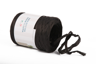 Stuha rafie matná 6802 5mm x 200m - 18 černá