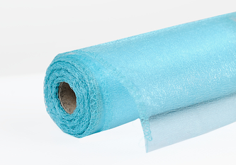 Organza SNOW 12cm x 9,1m TYRKYSOVÁ