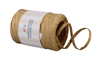 Stuha rafie matná 6802 5mm x 200m - 40 přírodní