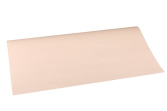 Vlnitý aranžovací papír bílá káva