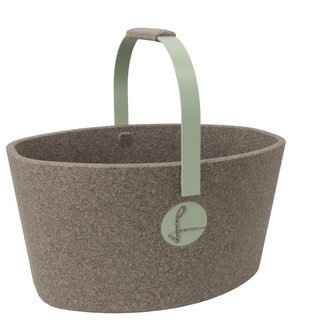 Milovaný košík LIEBLINGSKORB Basic šedý s pastelově malvovou