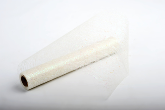 Fibre třpyt 30cm x 4,6m 1 BÍLÝ