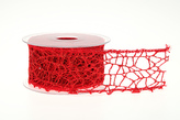 Stuha Big spider glitter 5cm x 9,1m 2 ČERVENÁ