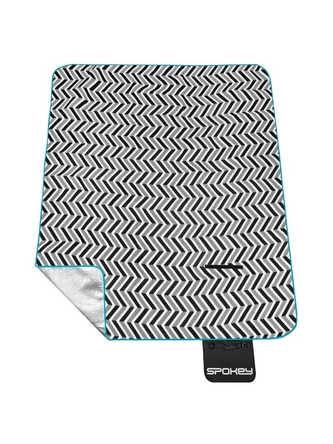 Spokey - PICNIC ZIGZAG 150 x 180 cm Pikniková deka s popruhem
