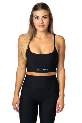 BrainMax dámská sportovní podprsenka, černá