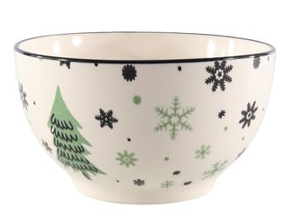 MISKA VÁNOČNÍ MOTIV STROMEČEK 14CM