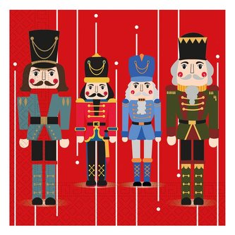 UBROUSKY VÁNOČNÍ LOUSKÁČEK 3VRSTVÉ 33X33CM