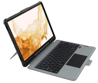 Nillkin ochranné pouzdro s vestavěnou klávesnicí s podsvícením pro Samsung Tab S7+/S7 FE/S8+/S8+ 5G, černá Nillkin ochranné pouzdro s vestavěnou klávesnicí s podsvícením pro Samsung Tab S7+/S7 FE/S8+/S8+ 5G, černá
