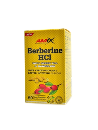 Amix GreenDay - Berberine HCL with Green tea and dandelion 60 kapslí