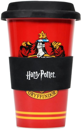 Cestovní hrnek s víčkem Harry Potter: Nebelvír (objem 250 ml)