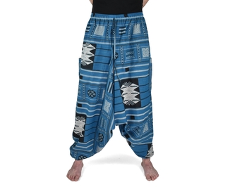 Harémové kalhoty aladin KAEW, modré