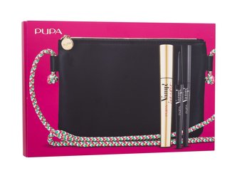 Pupa Vamp! řasenka Vamp! Forever 9 ml + tužka na oči Vamp! Eye Pencil 0,35 g 100 + kabelka