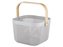 KOŠÍK S RUKOJETÍ ŠEDÝ