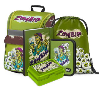 BAAGL SET 5 Zombie: aktovka, penál, sáček, box, desky