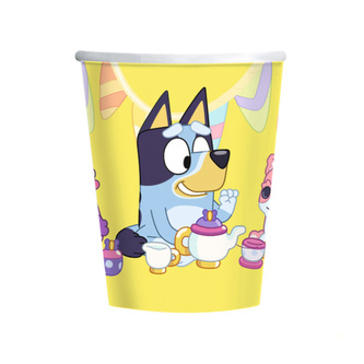 EKO Papírové kelímky Bluey - 8 ks EKO Papírové kelímky Bluey - 8 ks