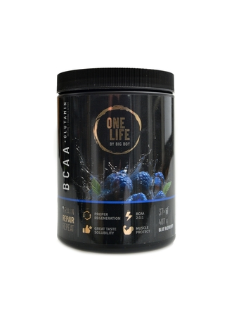 One Life - BCAA + Glutamin 400 g - zelené jablko One Life - BCAA + Glutamin 400 g - zelené jablko