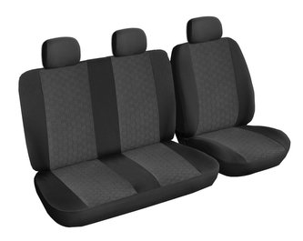 Autopotahy Ford Tranzit VII, 2+1, od 2013, šedočerné SIXTOL