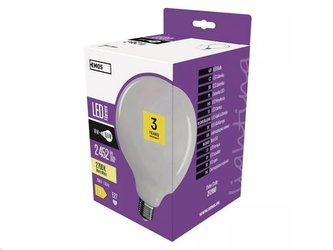 LED žárovka EMOS ZF2180 Filament G125 18W E27 teplá bílá