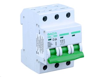 Jistič VCX GACIA SB6L 400V/20A/B/6kA 3fázový na DIN lištu