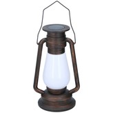 LED solární lampa s efektem plamene 30 cm