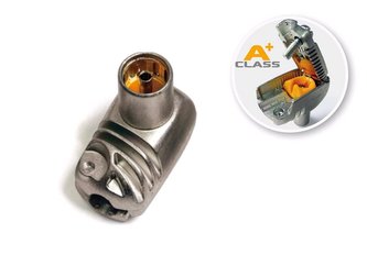 Konektor anténní úhlový PROFI kovový - samice PRO EasyF TELEVES 413310