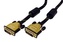 Kabel DVI-D(M) - DVI-D(M) dual link, s ferity, 5m, zlacené konektory