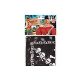 Pirátský šátek s lebkami