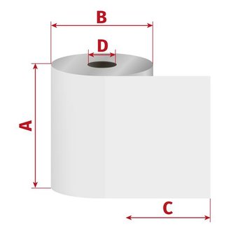 Kotouček 80/150/25 -  9 V (gramáž 58g/m2) Termocitlivý (261m)