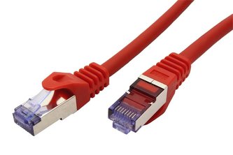 Patch kabel Roline S/FTP cat 6A, LSOH, 5m, červený