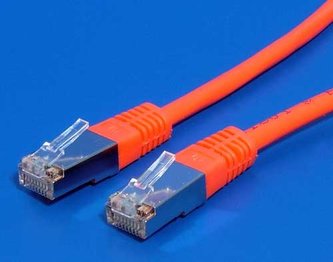 Patch kabel FTP Cat 6, 7m - červený