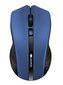 CANYON myš optická bezdrátová MW-5, nastavitelné rozlišení 800/1200/1600 dpi, 4 tl, USB reciever, modrá