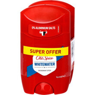 Old Spice Tuhý deodorant pro muže WhiteWater Duo 2 x 50 ml man