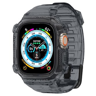 Spigen Rugged Armor Pro, space crystal - Apple Watch Ultra 2/Ultra 49mm