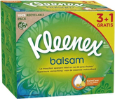 Kleenex Balsam 3vrstvé papírové kapesníčky v krabičce, 4× 64 ks, 3+1