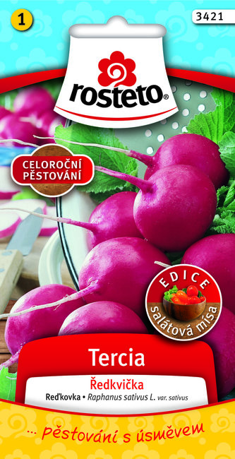 Rosteto Ředkvička červ. - Tercia rychl,pole celoroční 4g Rosteto Ředkvička červ. - Tercia rychl,pole celoroční 4g