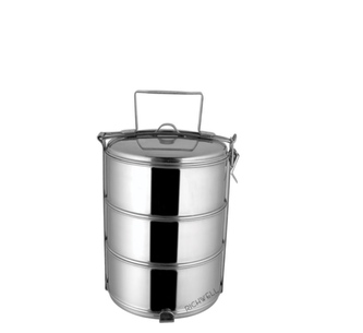 Jídlonosič nerez 4 misky 14x4cm