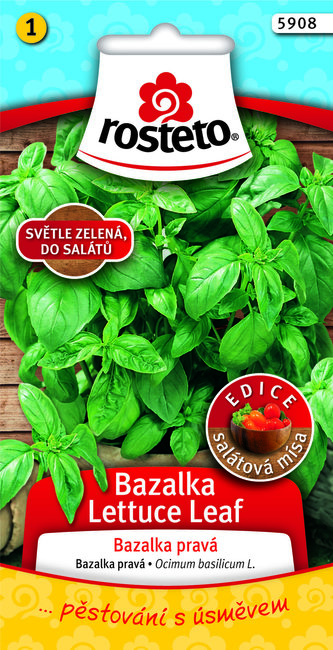 Rosteto Bazalka pravá - Lettuce Leaf 0,8g Rosteto Bazalka pravá - Lettuce Leaf 0,8g