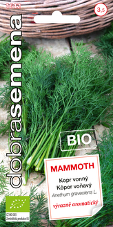 Dobrá semena BIO Kopr vonný -  Mammoth 3g