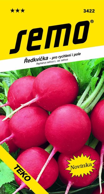 Ředkvička červ. - Teko rychl,pole 5g Ředkvička červ. - Teko rychl,pole 5g