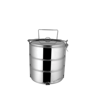 Jídlonosič nerez 3 misky 16x3cm