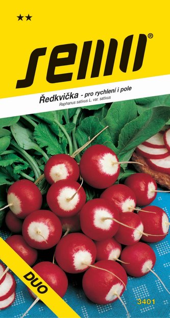 Ředkvička čb - Duo rychl, pole 5g Ředkvička čb - Duo rychl, pole 5g