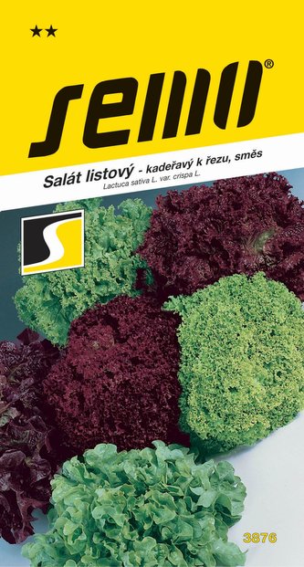 Salát kadeřavý k řezu - Barevná směs odrůd 0,8g Salát kadeřavý k řezu - Barevná směs odrůd 0,8g