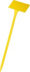 Jmenovka zapichovací SL 400 žlutá 38x10x6 cm lomená
