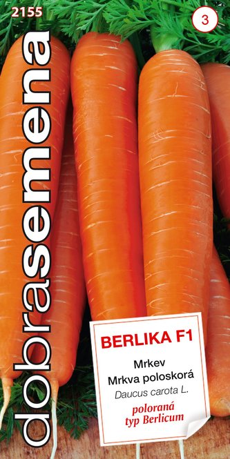 Dobrá semena Mrkev - Berlika F1 poloraná 1,3g