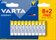Varta Energy AAA baterie, 8+2 ks