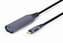Gembird adaptér USB-C (M)  na VGA (F), 0.15m kabel, šedý