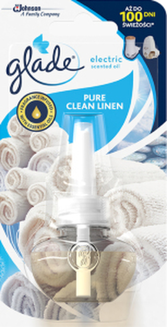 Glade náplň osvěžovače vzduchu Electric Pure Clean Linen, 20 ml
