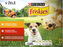 Friskies kapsičky pro psy hovězí, kuře, jehněčí v želé, 12 × 100 g