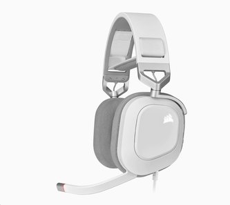 Corsair herní sluchátka HS80 RGB USB White